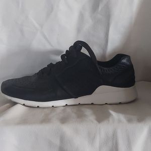 Ugg black leather sneakers